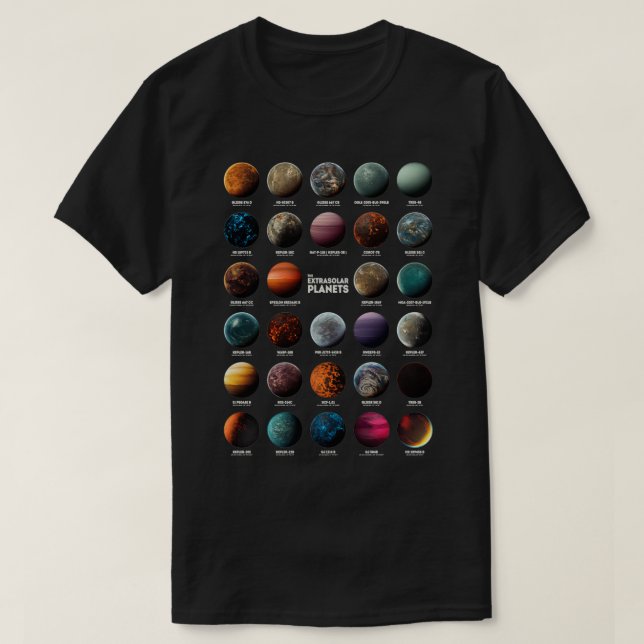 Exoplanets T-Shirt (Design Front)