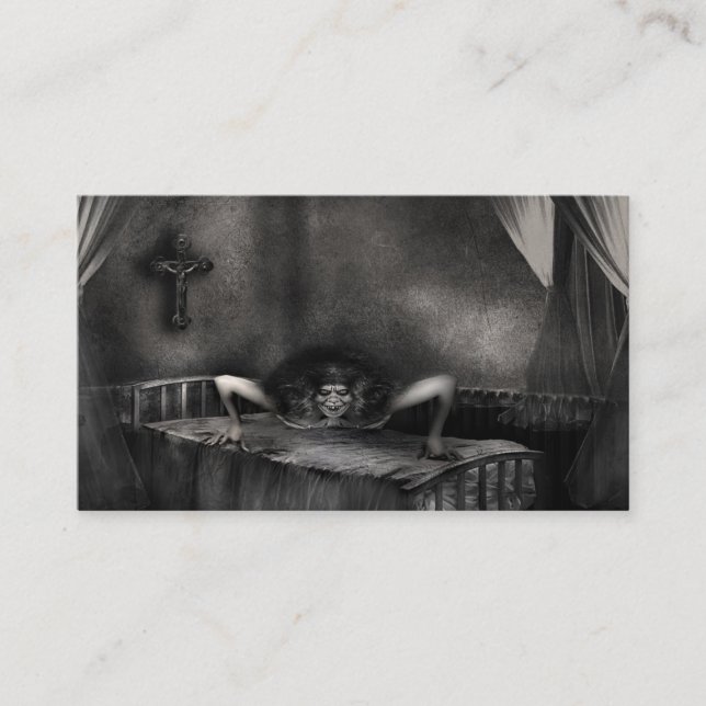 Exorcist  Customisable  Halloween Business Cards (Front)