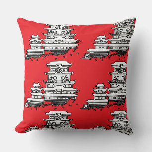 Exotic Abode Red Cushion