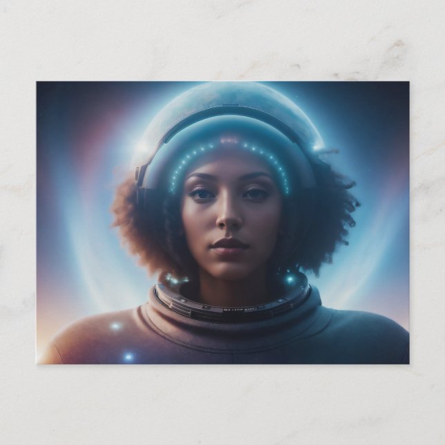 Exotic Alien Woman Postcard (Front)