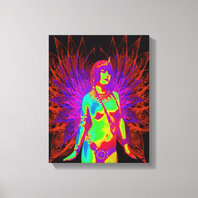 Exotic Angel Canvas Print (Front)