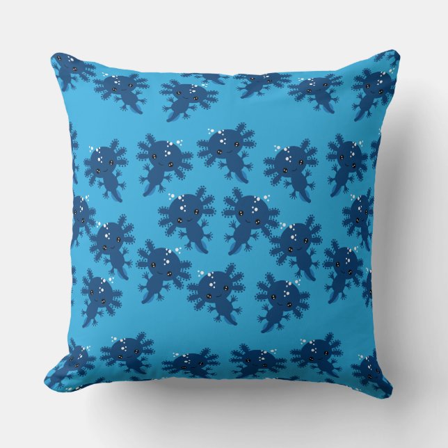 Exotic Axototl Salamander Cushion (Front)