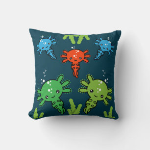Exotic Axototl Salamander  Cushion