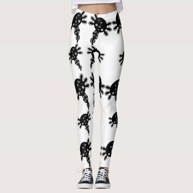 Exotic Axototl Salamander Leggings (Front)