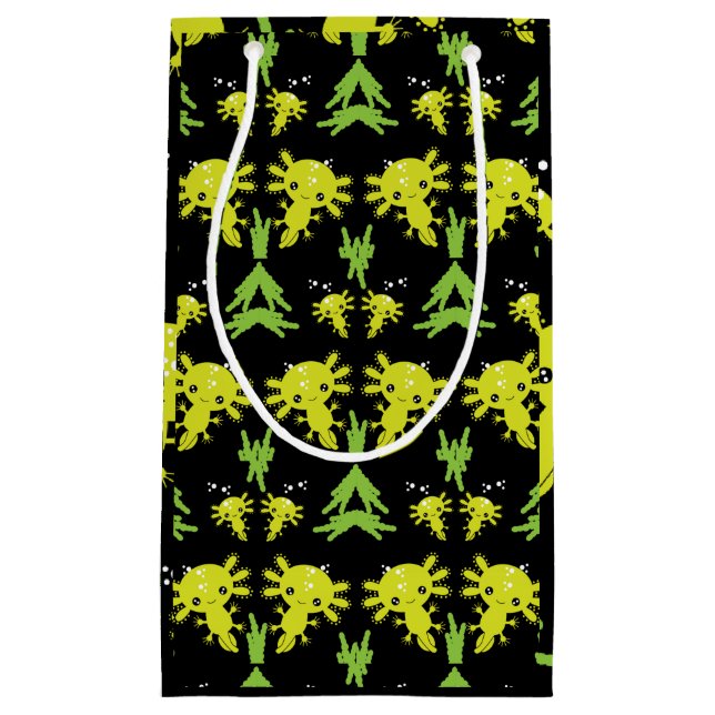 Exotic Axototl Salamander Small Gift Bag (Front)