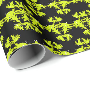 Exotic Axototl Salamander Wrapping Paper