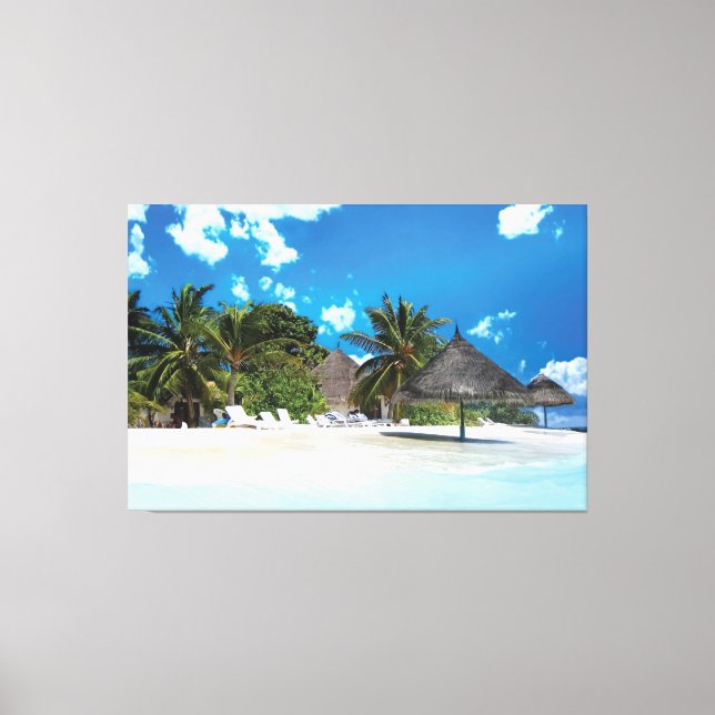 Exotic Beach  Canvas Print (Front)