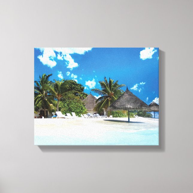 Exotic Beach  Canvas Print (Front)