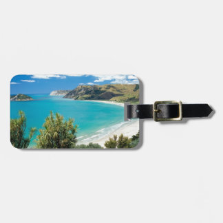 exotic beach luggage tag