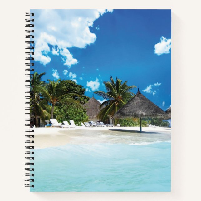 Exotic Beach Notebook (Front)