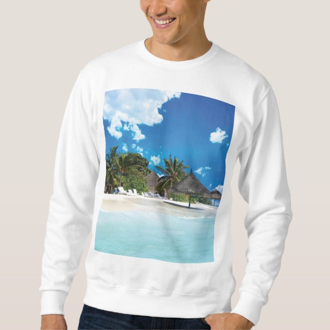Exotic Beach  Sweatshirt (Front)