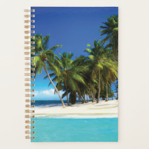 Exotic beach throw pillow planner