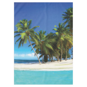 Exotic beach throw pillow tablecloth