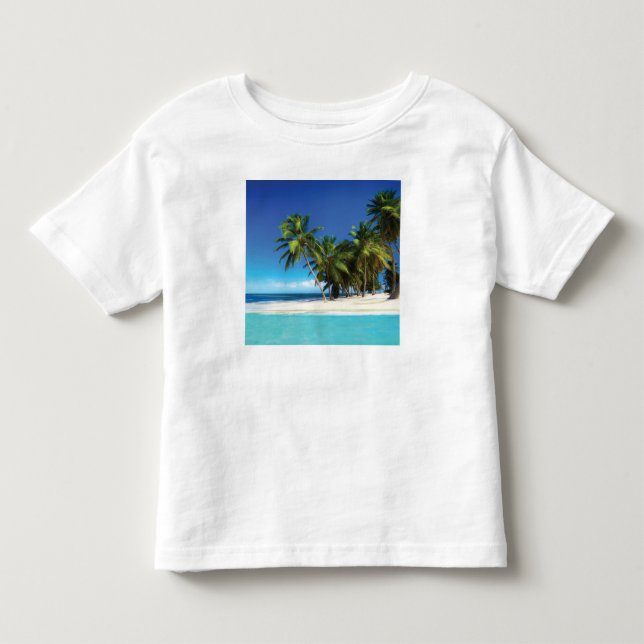 Exotic beach throw pillow toddler T-Shirt (Front)