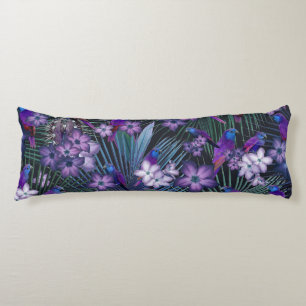 Exotic Bird Paradise 2 #art #tropical Body Cushion