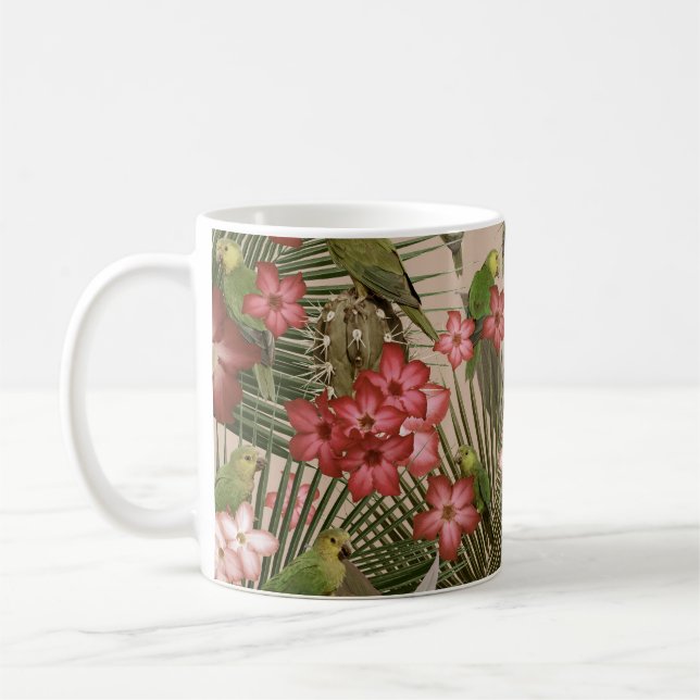 Exotic Bird Paradise 4 #art #tropical Coffee Mug (Left)