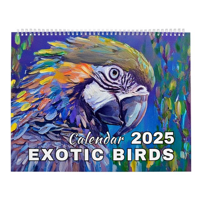 Exotic Birds Calendar (Cover)