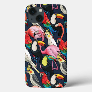 Exotic birds iPhone 13 case