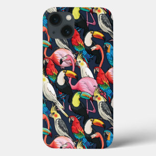 Exotic birds iPhone 13 case