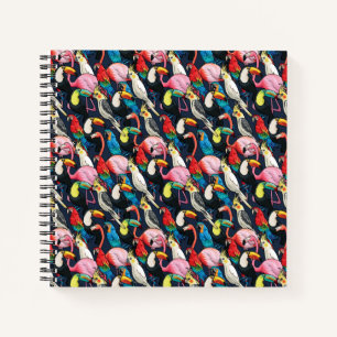 Exotic birds notebook