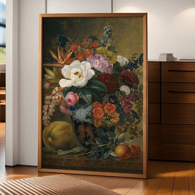 Exotic blooms in a Grecian vase  Poster (Creator Uploaded)