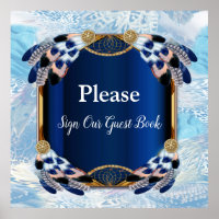 Exotic Blue Dream Catcher Wedding