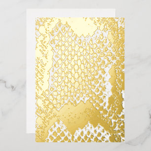 Exotic bold snake skin print texture pattern gold