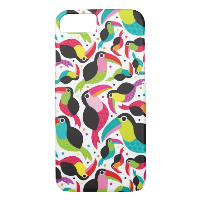 exotic brazil toucan bird background Case-Mate iPhone case (Back)
