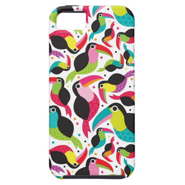 exotic brazil toucan bird background Case-Mate iPhone case (Back)