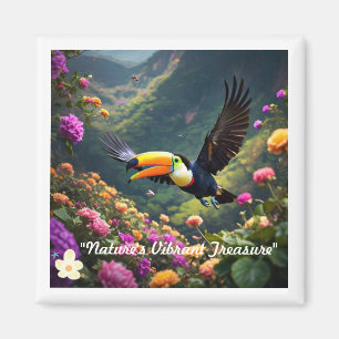 "Exotic Colour Burst" Magnet