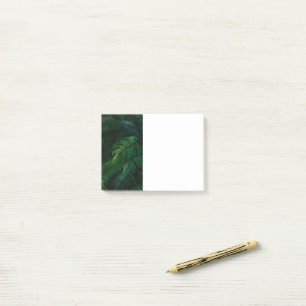 Exotic Dark Green Tropical Leaves Post-it Notes