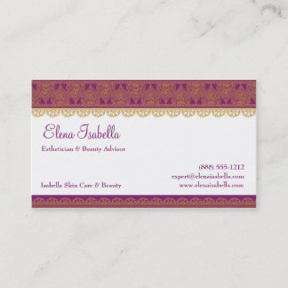 Exotic, Elegant, Royal Business Card
