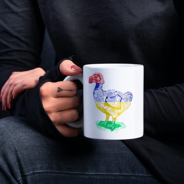 Exotic Extinct Dodo Bird Illustration Mauritius Coffee Mug (Creator Uploaded)