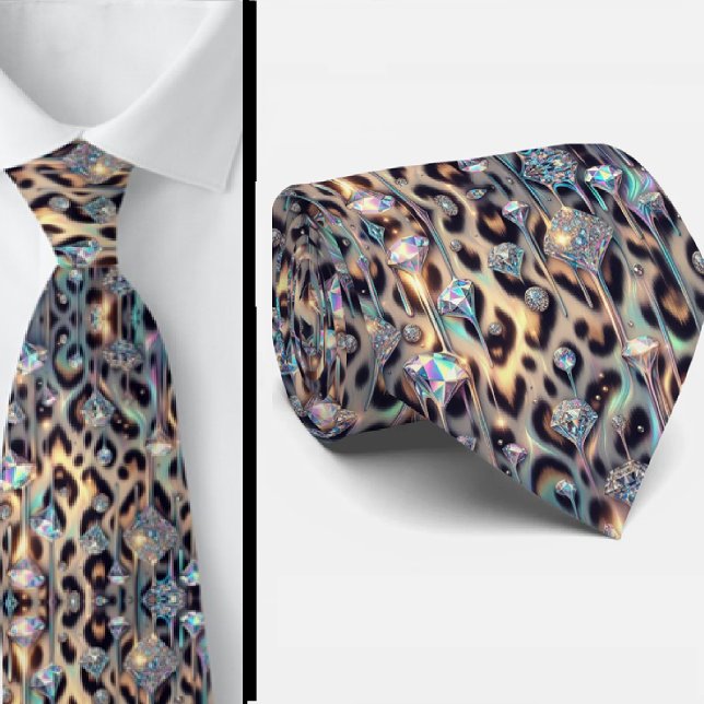 Exotic Faux Silk | Luxury Trendy Opal Gentleman's Tie (Creator Uploaded)