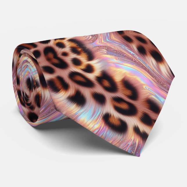 Exotic Faux Silk | Luxury Wild Animal Gentleman's Tie (Rolled)