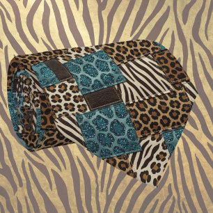 Exotic Faux Silk Luxury Wild Animal Gentleman's Tie