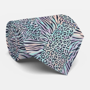 Exotic Faux Silk Luxury Wild Animal Gentleman's Tie