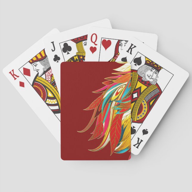 Exotic Feathers Playing Cards (Back)