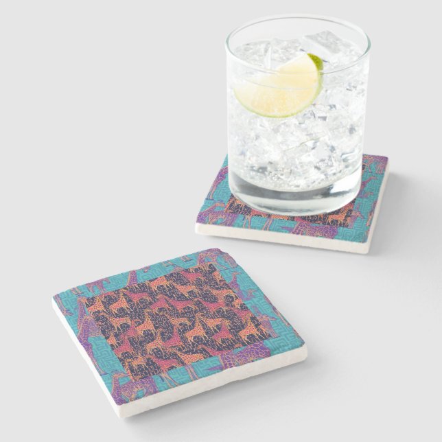 Exotic Feels Stone Coaster (Side)