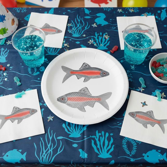 Exotic Fish Paper Plates (Creator Uploaded)
