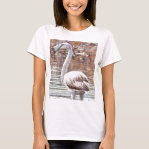 Exotic Flamingo Watercolor T-Shirt