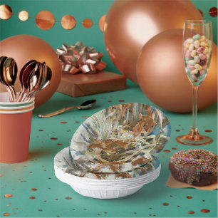 Exotic Floral Paper Plate