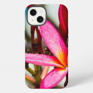 Exotic flower background plumeria blooms iPhone 13 case