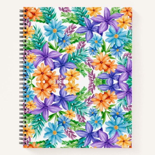 Exotic Flowers Notebook (Front)