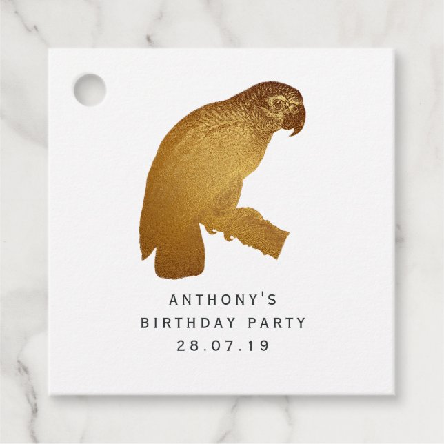 Exotic Forest Favour Tags (Front)