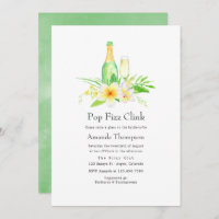 Exotic Frangipani Pop Fizz Clink Bridal Shower