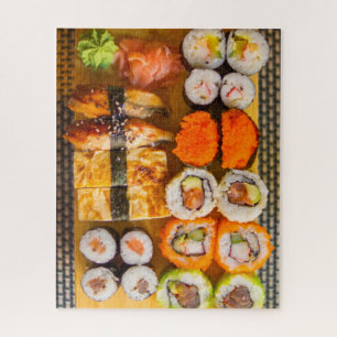 Exotic Fresh Sushi Plate Jigsaw Puzzle