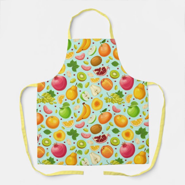 Exotic Fruit Pattern Apron (Front)