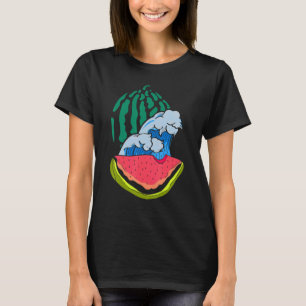 Exotic Fruit Tropical Summer Vacation Waves Waterm T-Shirt