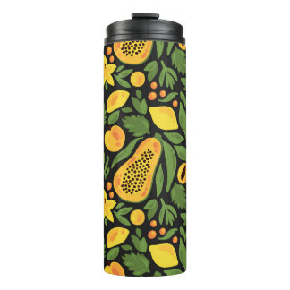 Exotic Fruits: Colourful Summer Seamless Thermal Tumbler